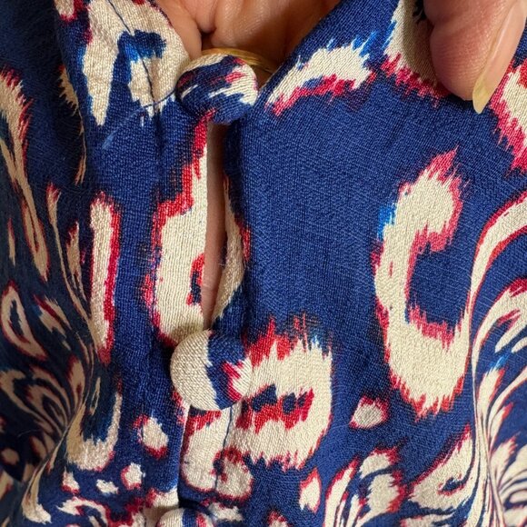 NWT Zara Summer Dress Mini Long Sleeves Button Front Dress Size L - Picture 5 of 12